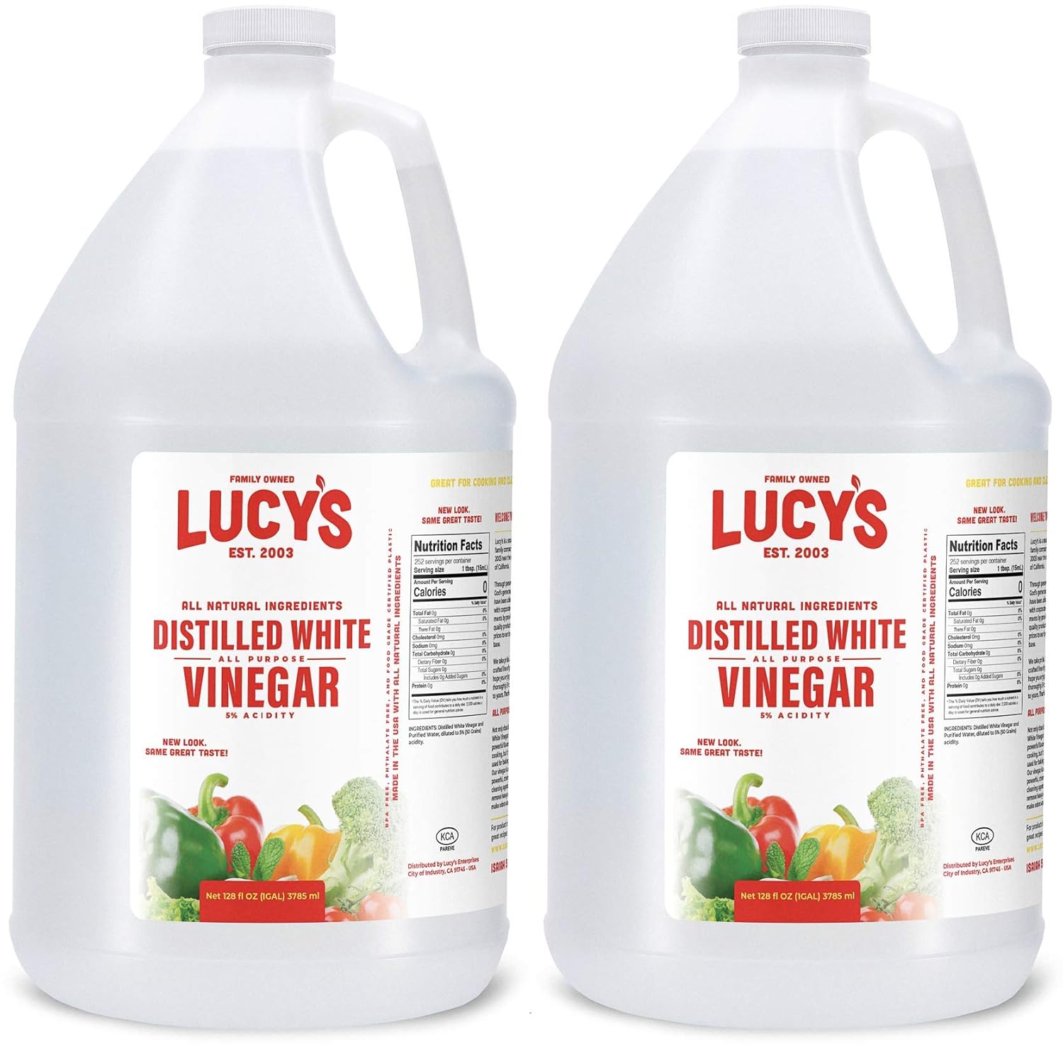 Natural Distilled White Vinegar - Versatile Eco-Friendly Cleaner