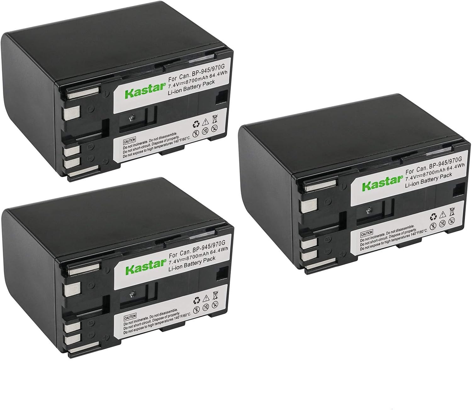 Kastar Battery Replacement for Canon BP-945, BP-970 and More