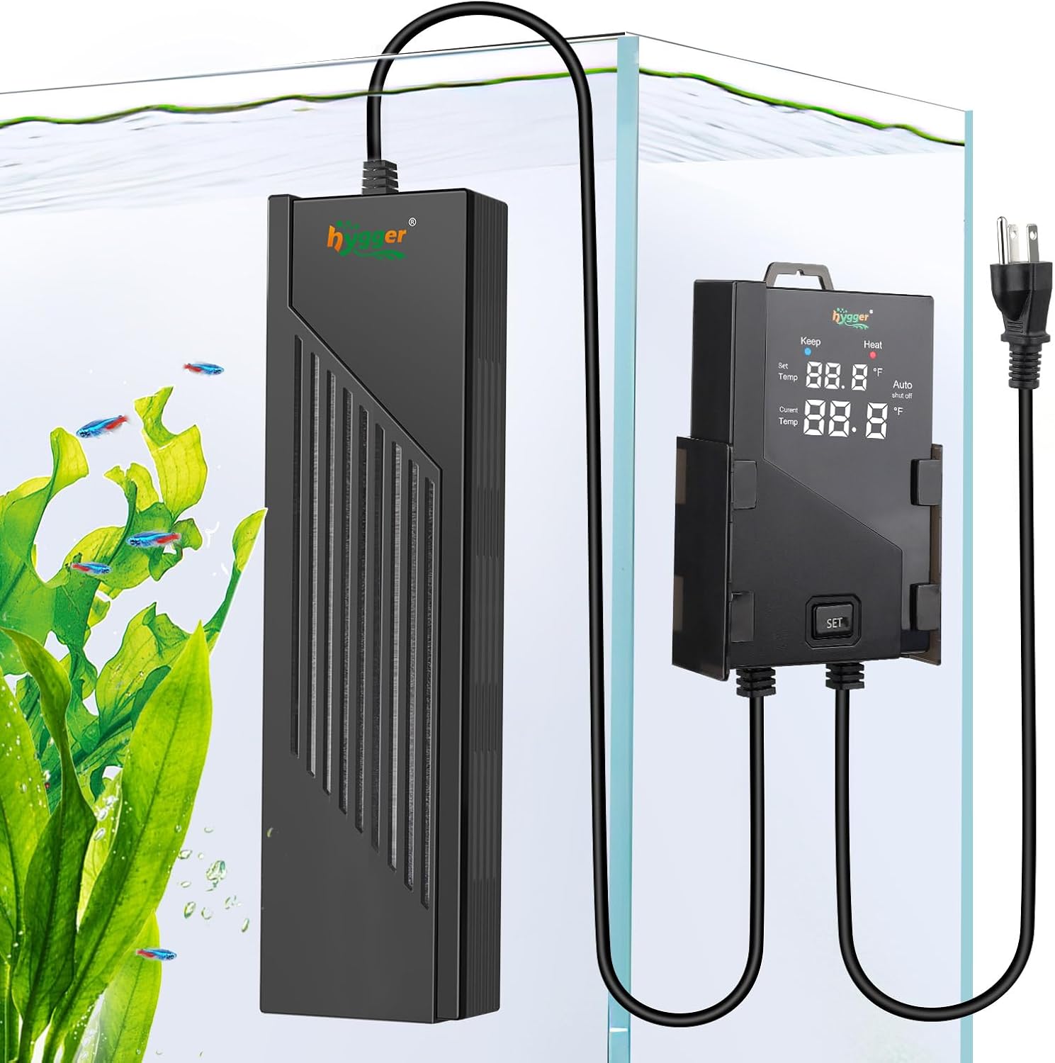 Hygger 1000W Aquarium Heater: Intelligent Heating for Large Tanks