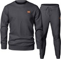 JMIERR Men's Knit Jacquard Tracksuit Set - Lightweight All-Season made
