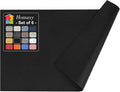 Faux Leather Heat Resistant Placemats Set of 6 - Durable Waterproof