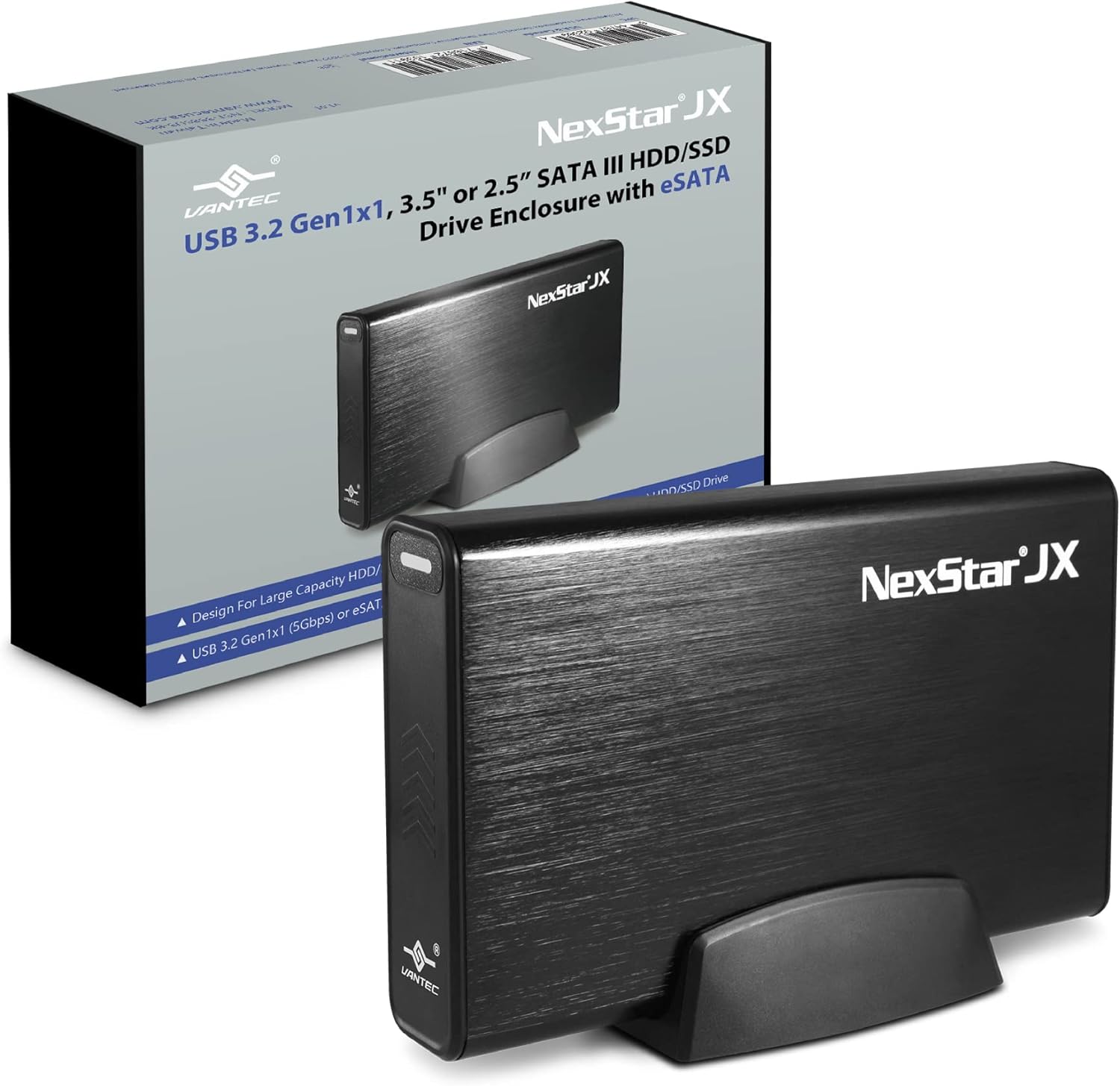 Vantec NexStar JX: Fast USB 3.2 HDD/SSD Enclosure