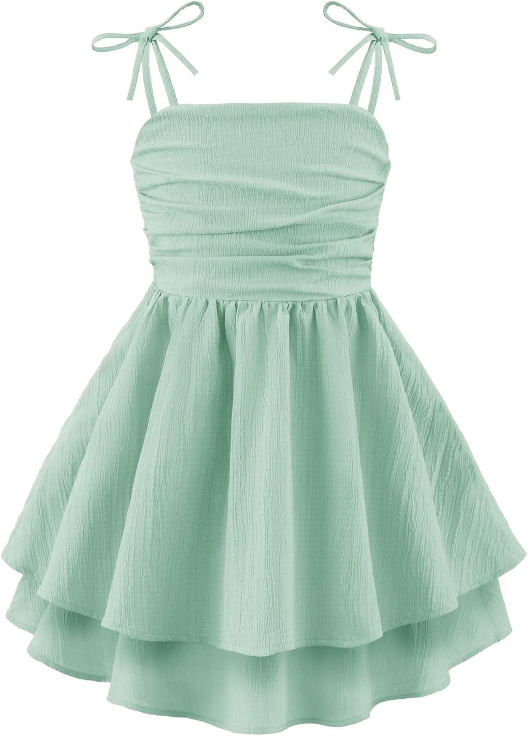 Arshiner Girls Summer Spaghetti Strap Dresses for Beach Fun