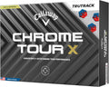 Chrome Tour X Golf Balls - TruTrack Alignment for Control