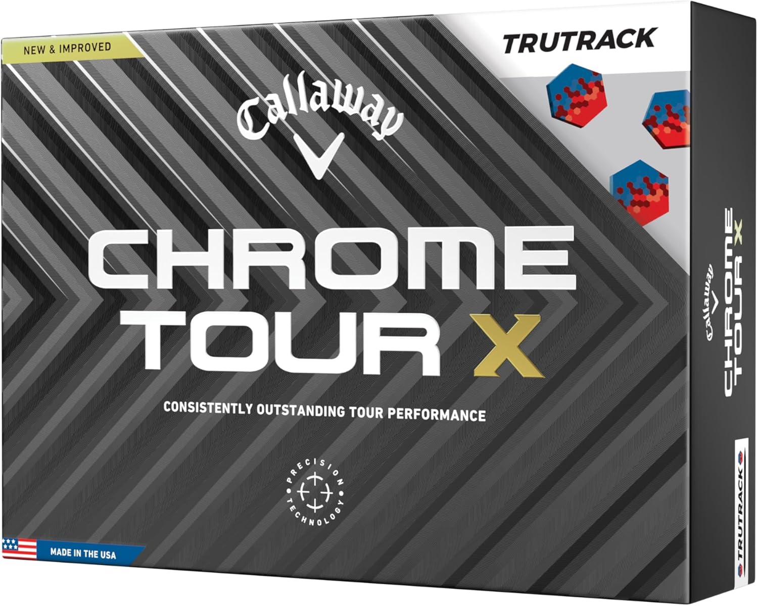 Callaway Golf Chrome Tour X Golf Balls for Exceptional Performance