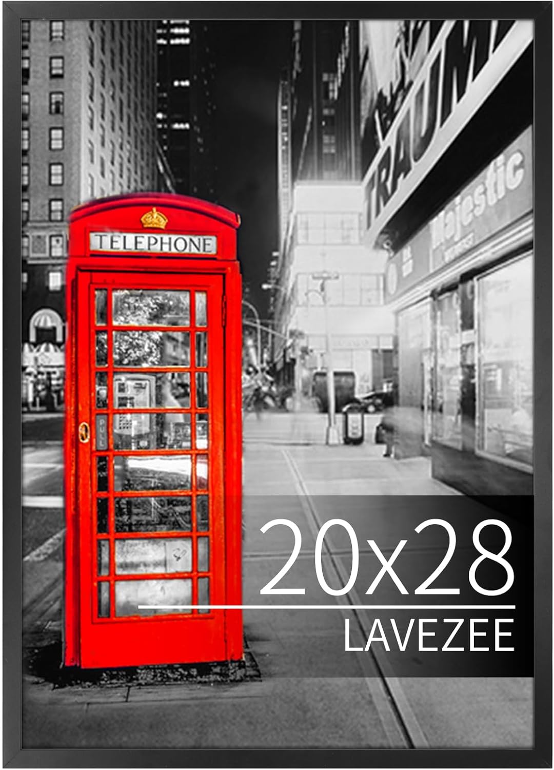 Lavezee 20x28 Poster Frame for Horizontal or Vertical Display