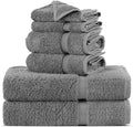 Premium Turkish Cotton Super Soft and Absorbent Towels - 6-Piece Set
