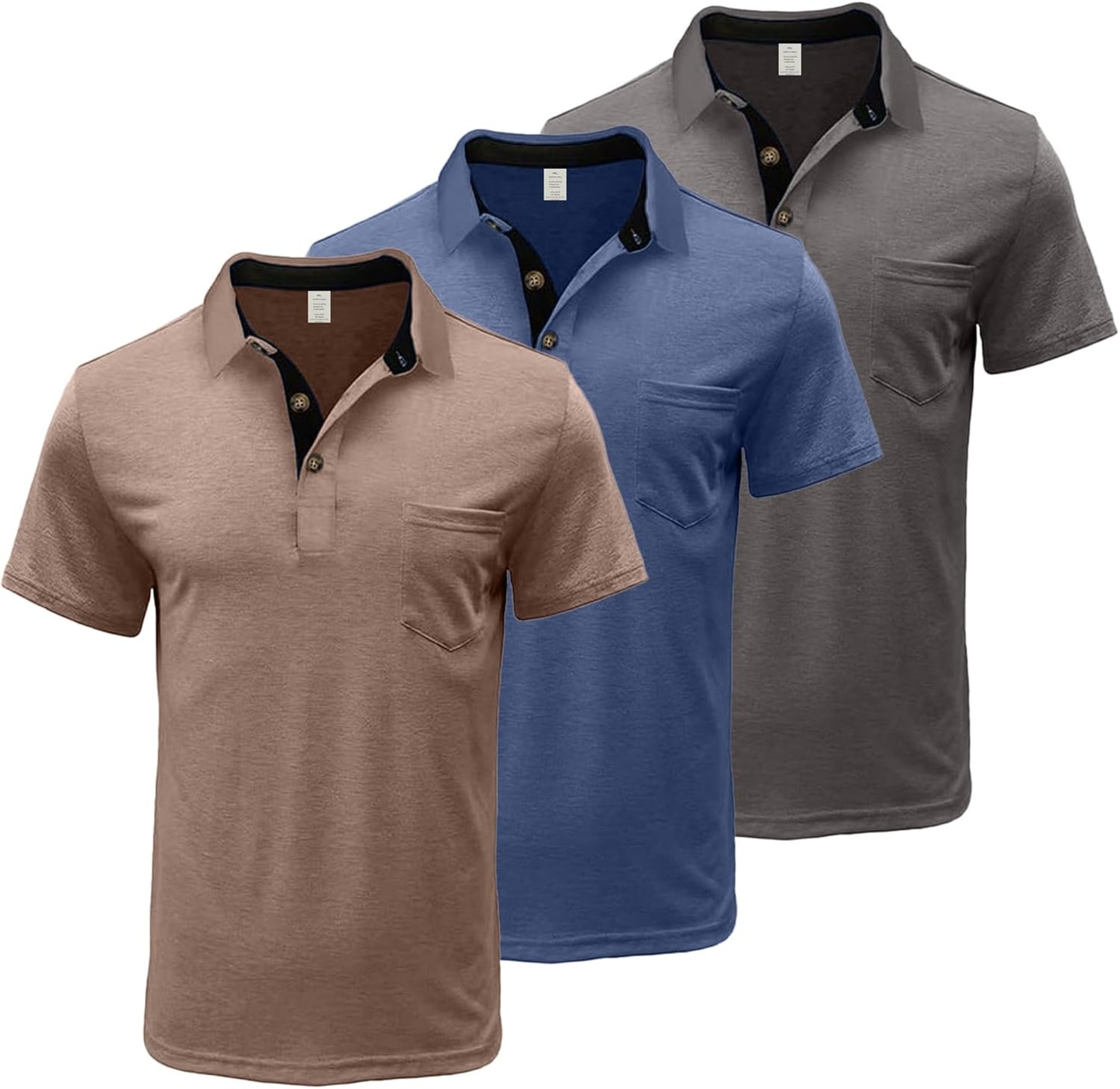 Men's Casual Polo Shirts Short Sleeve for Summer Activities