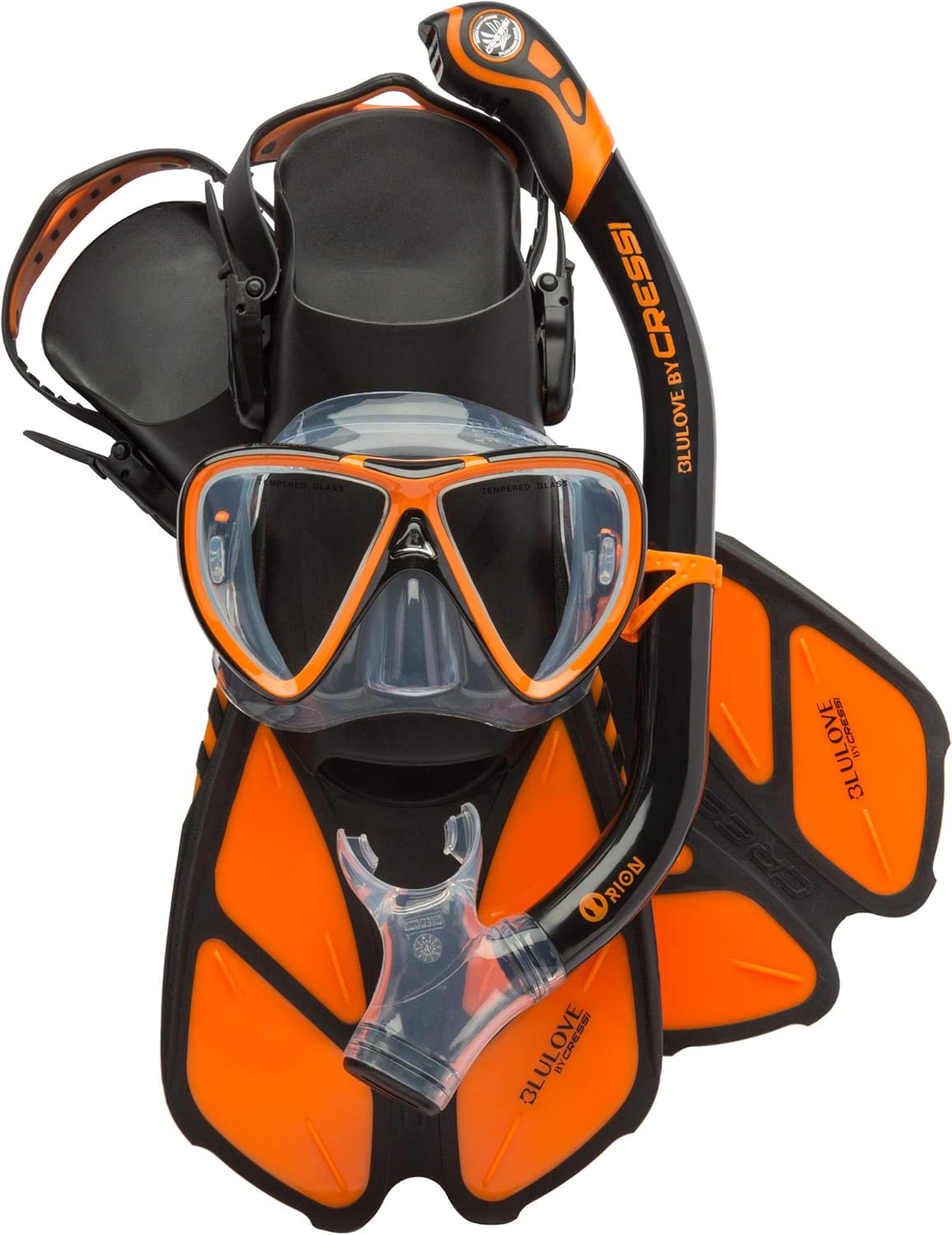 Cressi Snorkeling Set - Travel-Friendly Lightweight Gear | Bonete
