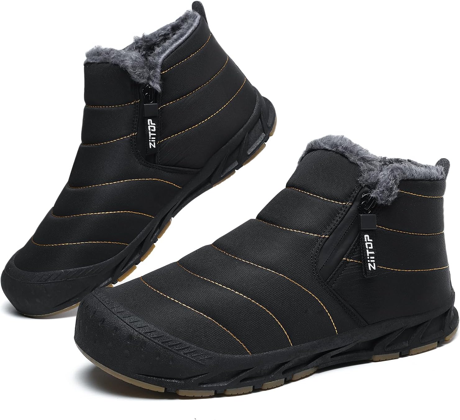 Snow Boots Mens Waterproof Winter Boots for Cold Weather Comfort