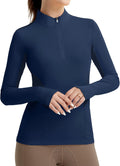 FitsT4 Sports Womens Equestrian Thumbhole Long Sleeve Riding Shirt