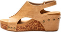 Womens Carley Wedges 2.5 in Cork Platform - Cushioned EVA Comfort