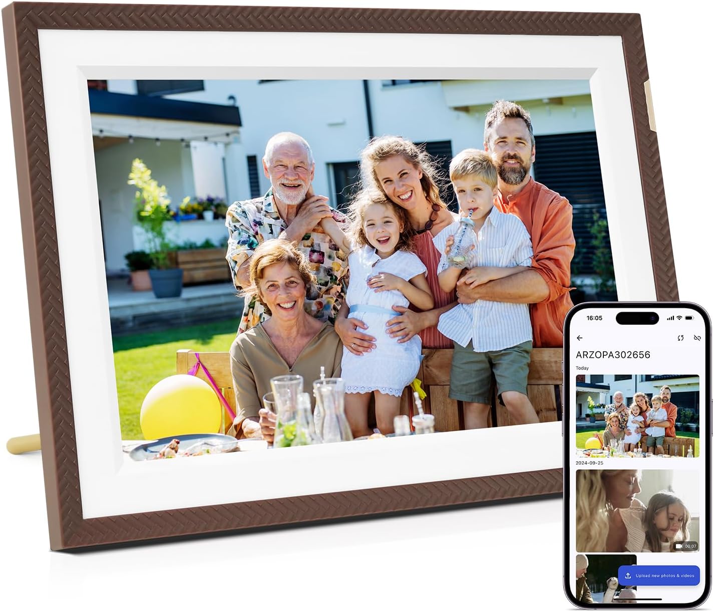 ARZOPA Smart WiFi Frame: Share Unlimited Memories