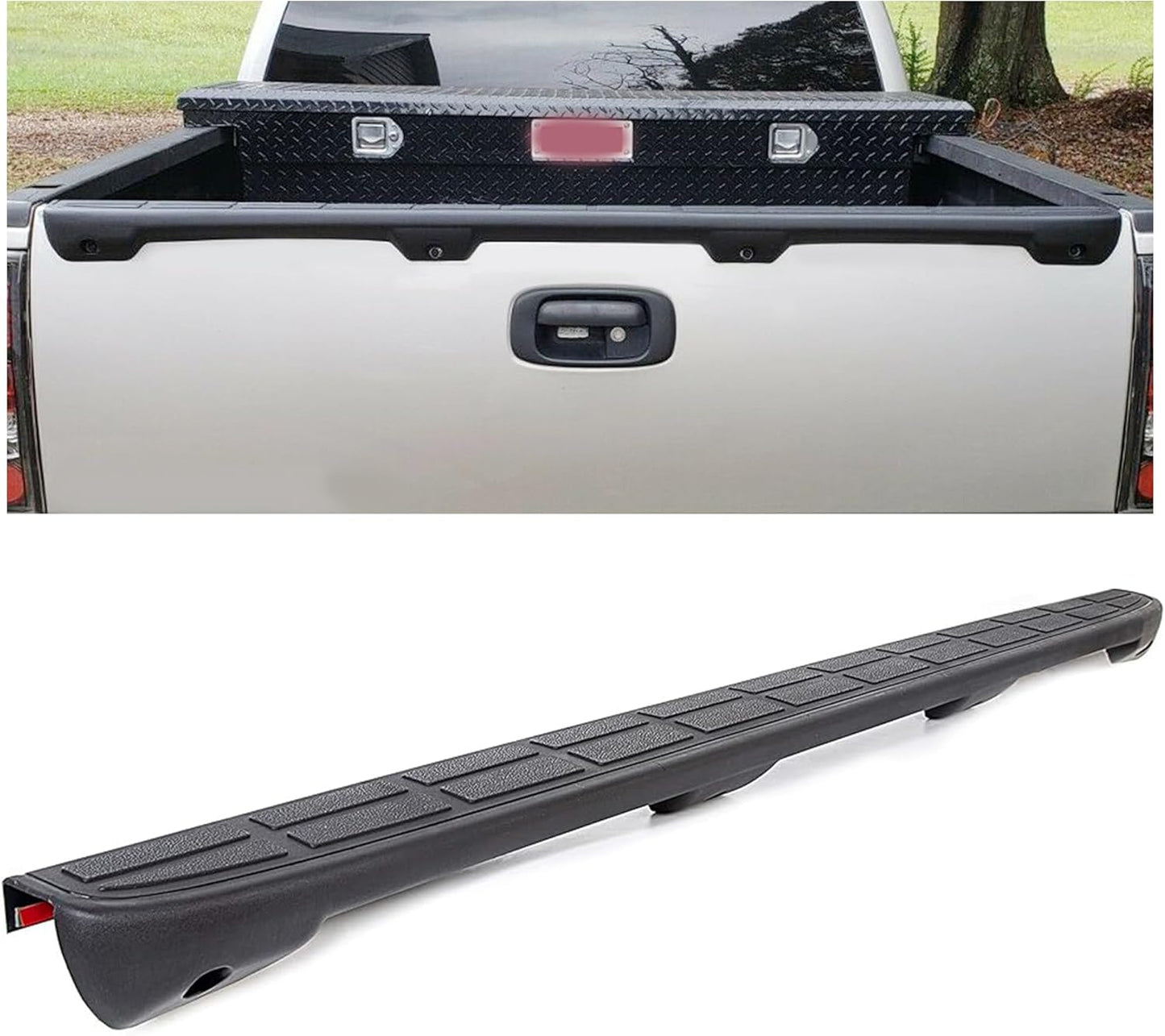 HECASA Tailgate Spoiler Cap for 1999-2007 Chevy Silverado