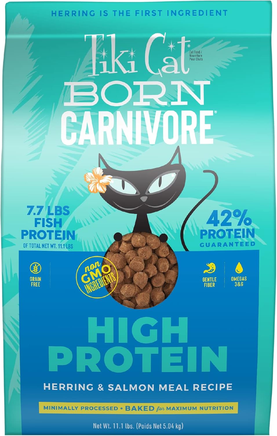 Tiki Cat Born Carnivore High Protein Dry Cat Food for Cats