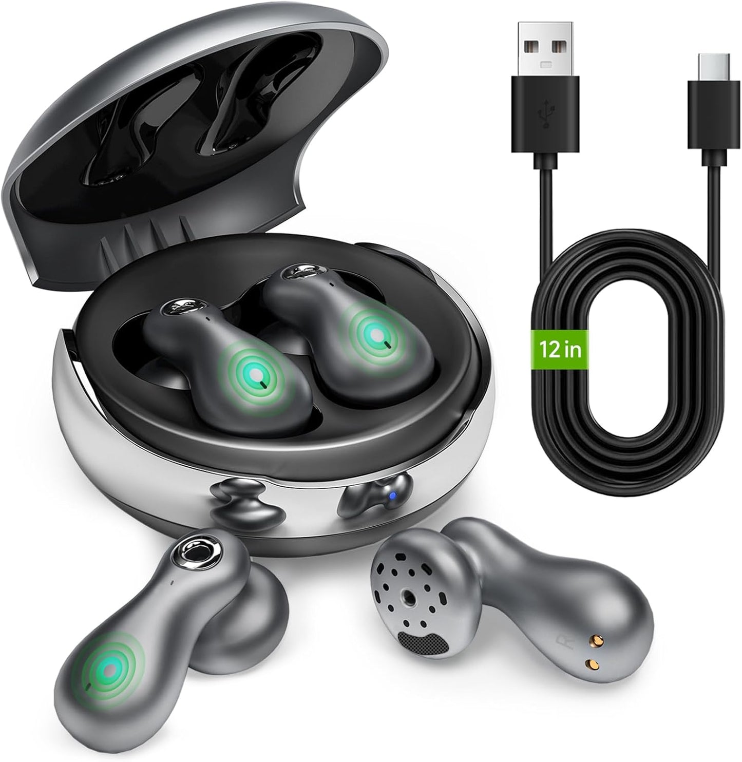 Hearisay AI Translator Earbuds - 144 Languages, 99% Accuracy