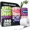 Bamboo Toilet Paper 3-Ply, 380 Sheets per Roll - Soft, Strong, Septic
