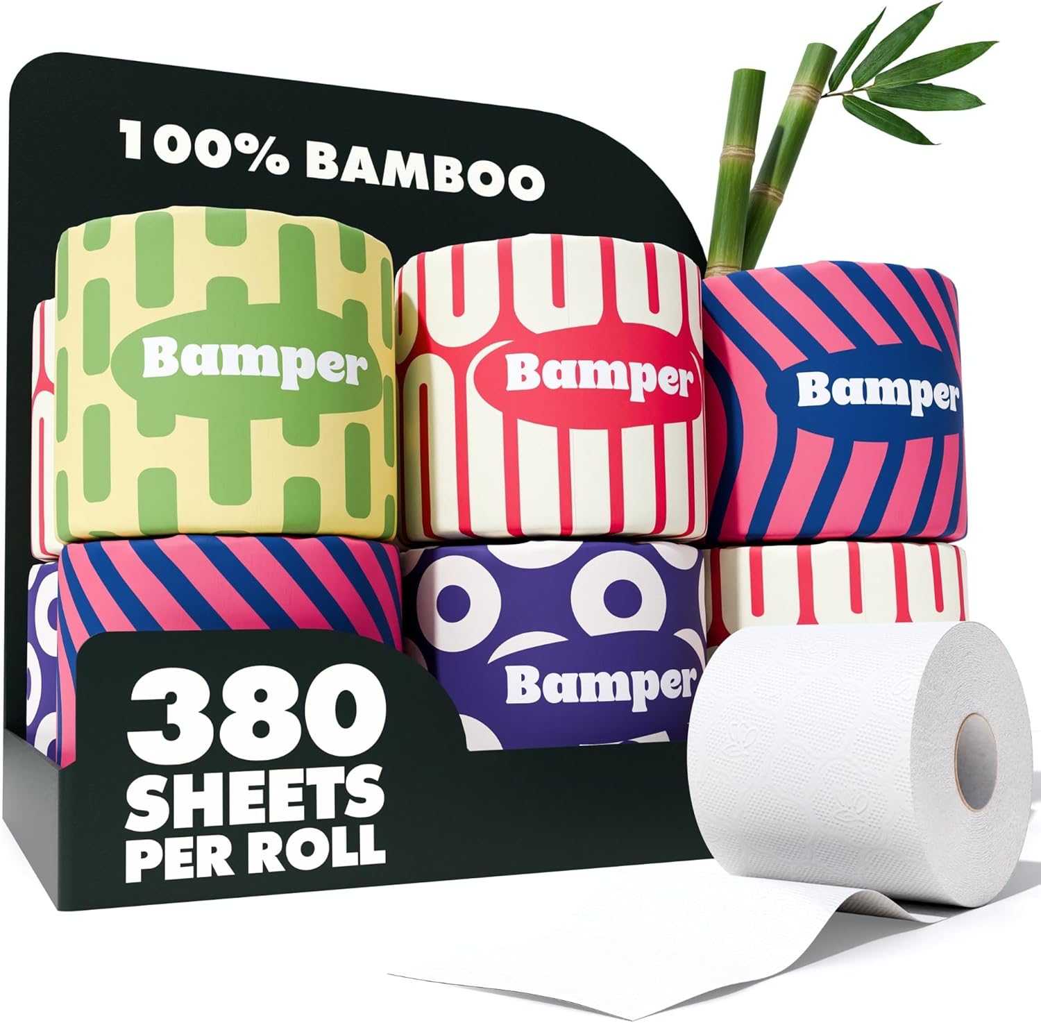 Bamboo Toilet Paper 3-Ply Soft Strong Organic Bath Tissue