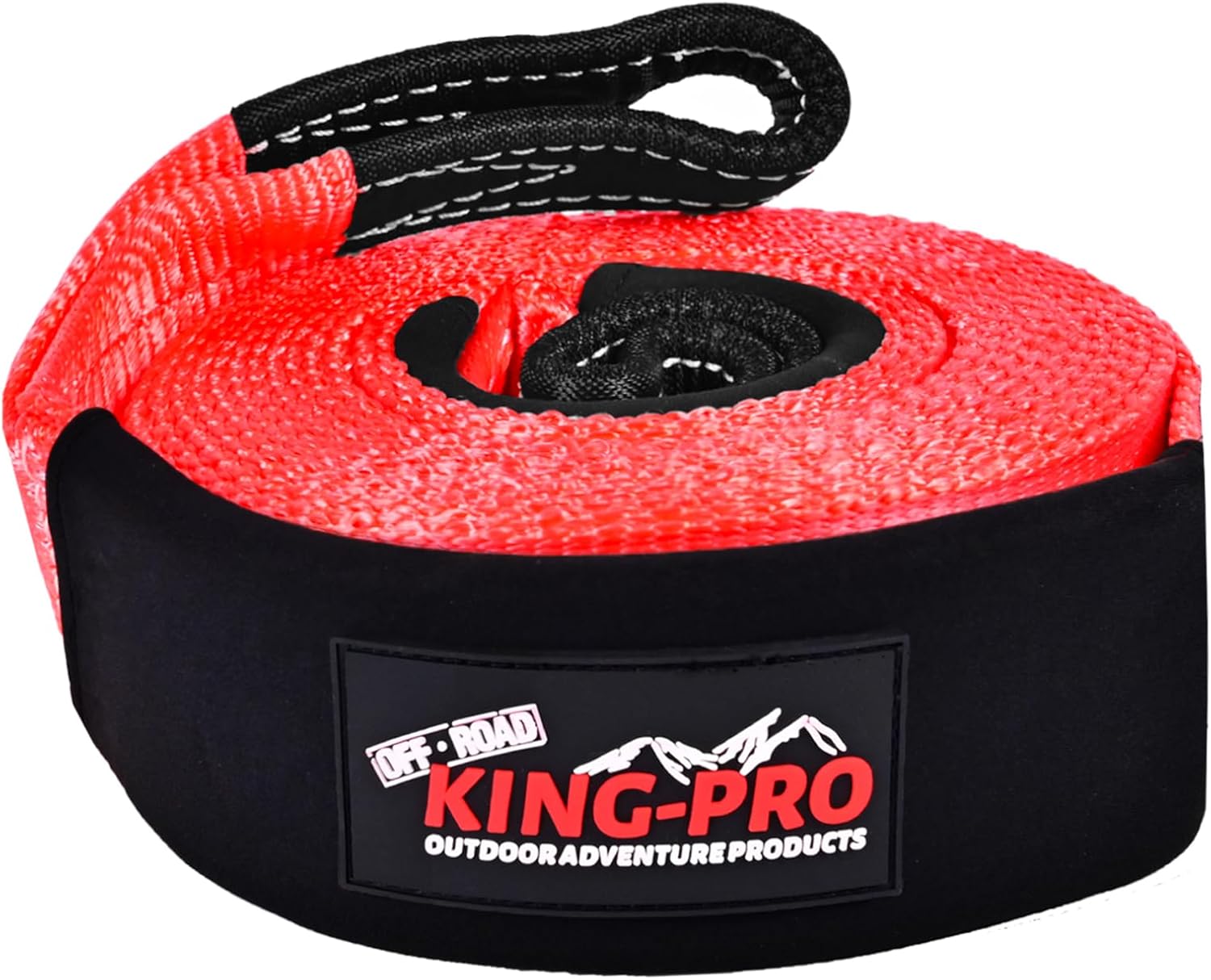 KING-PRO Recovery Snatch Strap 3in x 20ft for Off Road Use