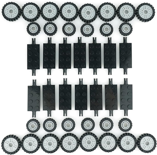 70pc Pasacho City Car Wheels Set - Build Classic Vehicle Models!