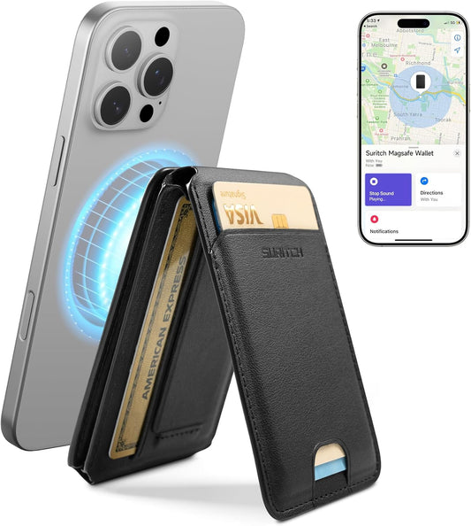 MagSafe Wallet with Find My Functionality and RFID Blocking