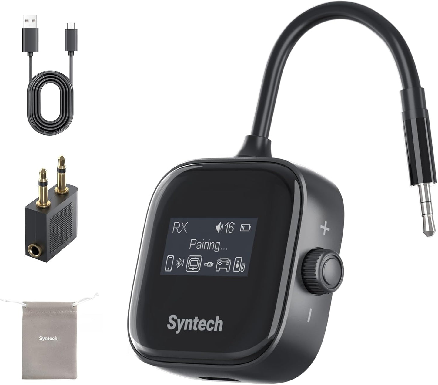 Syntech Bluetooth Transmitter Receiver: Low Latency, HD Display