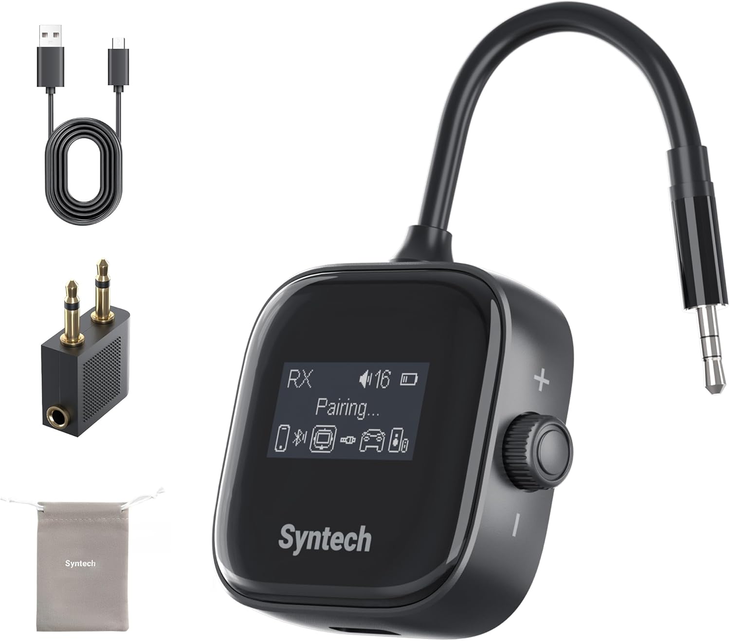 Syntech Bluetooth Transmitter Receiver: Low Latency, HD Display