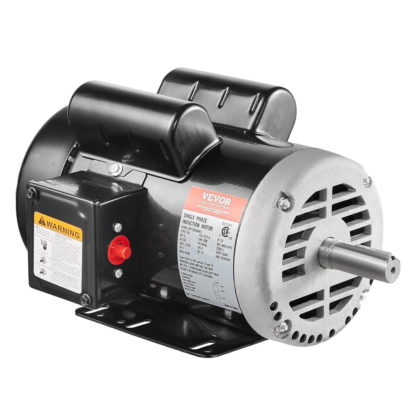 VEVOR 5HP Air Compressor Electric Motor for Reliable Performance