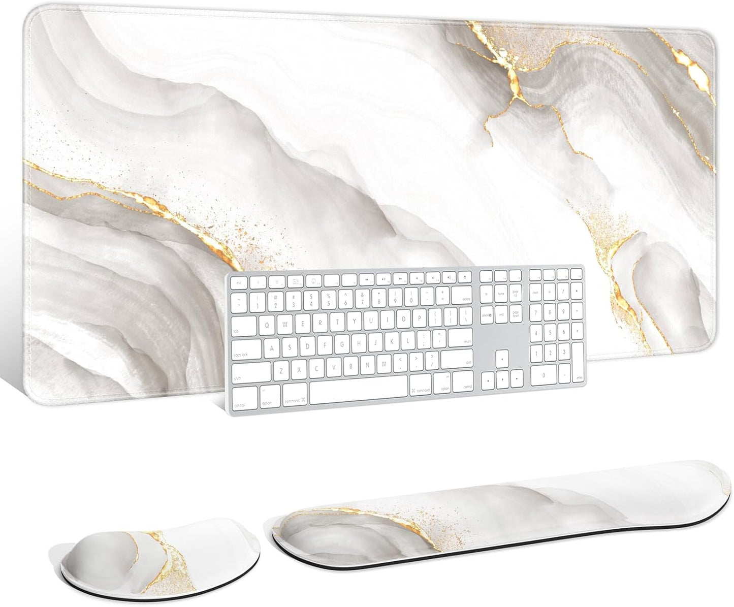 Ergonomic Memory Foam Wrist Support Desk Pad
