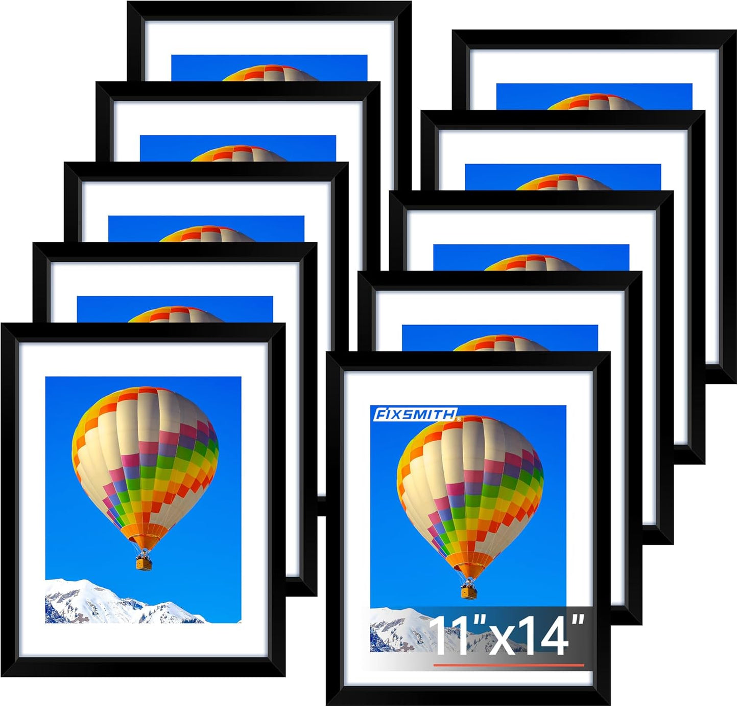 11x14 Picture Frame Set of 10 for Stunning Wall Decor