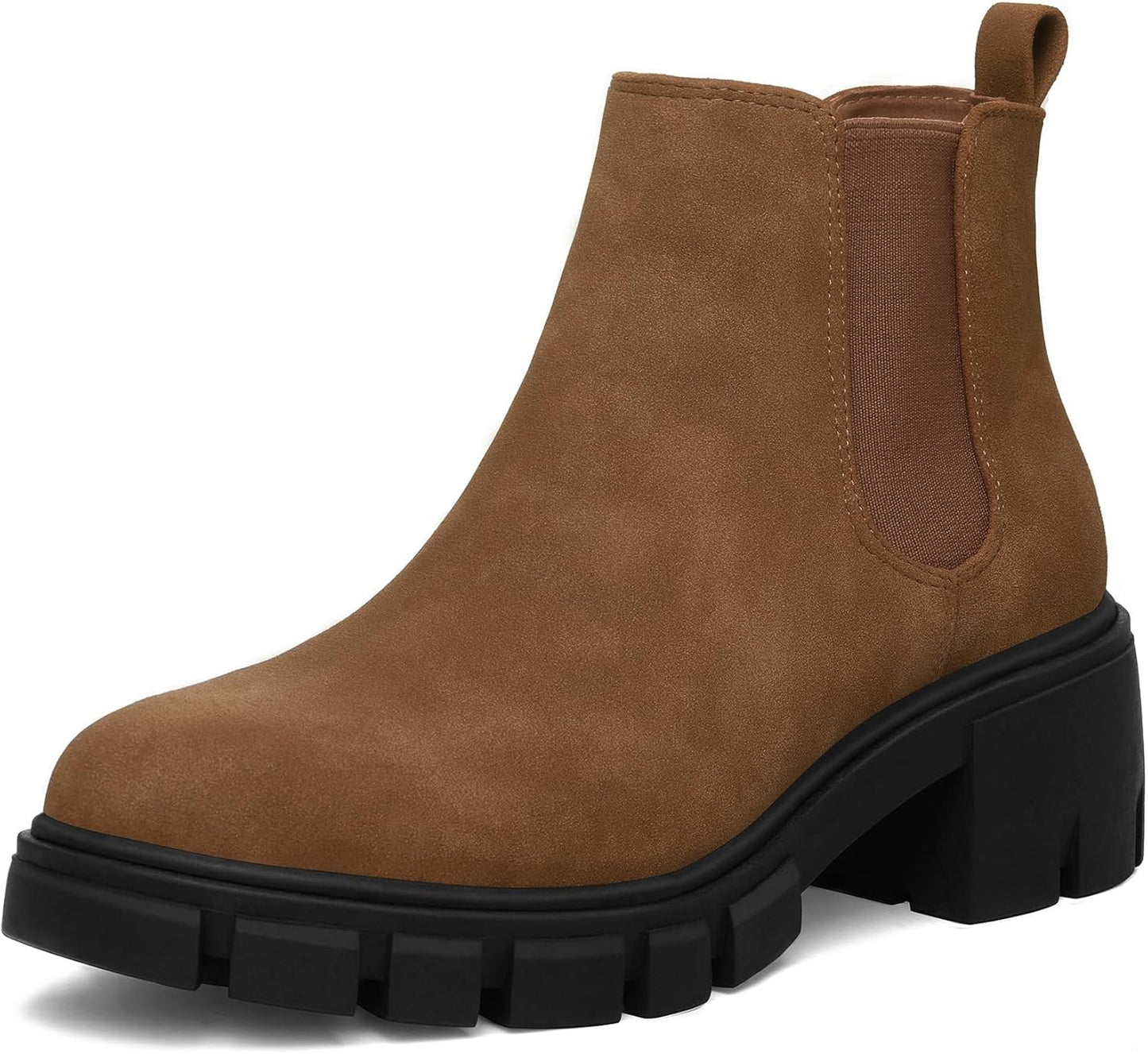 mysoft Women's Platform Chelsea Boots for Stylish Comfort