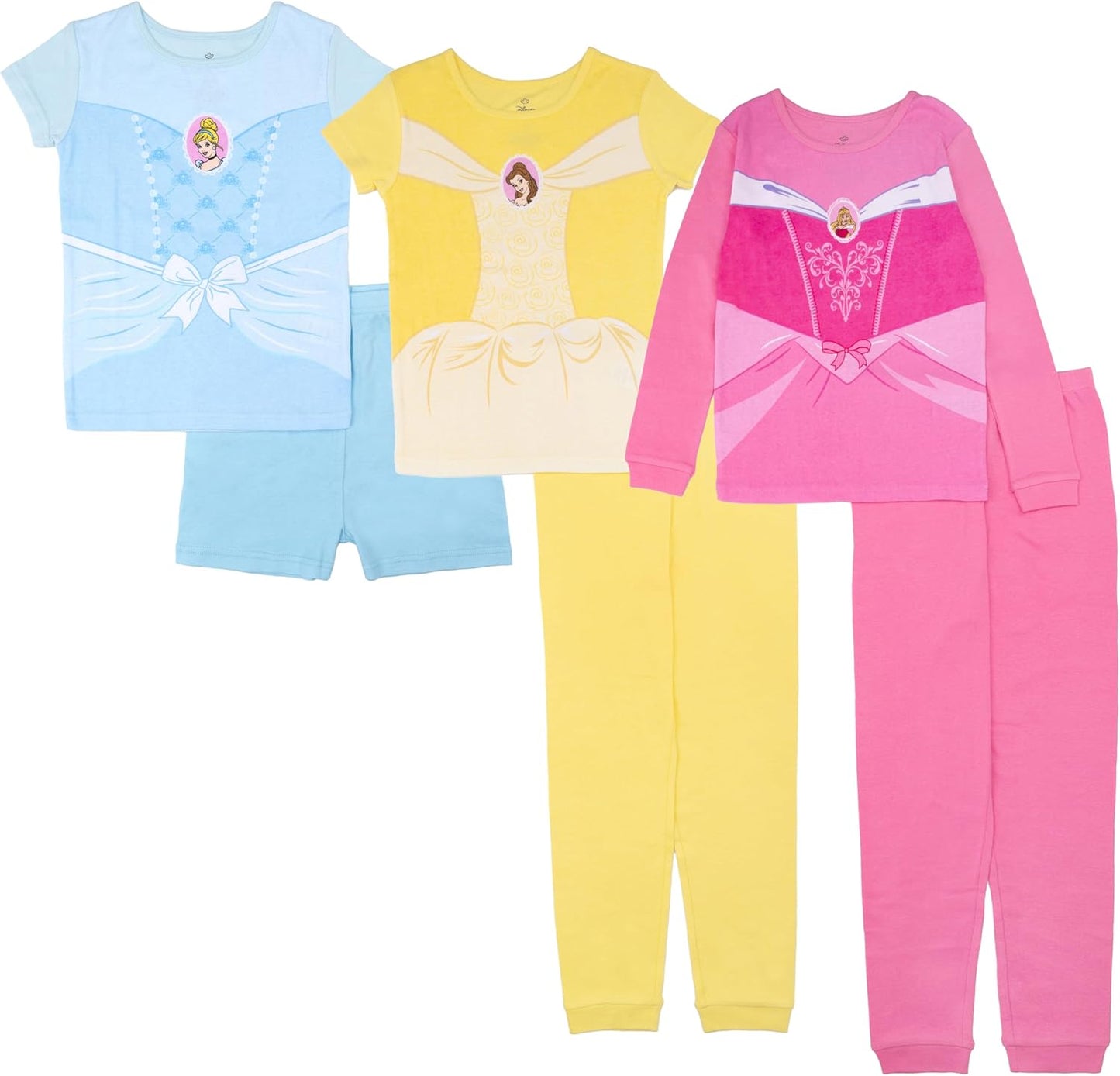 Disney Snug-fit Cotton Pajama Set for Kids - Soft & Cute