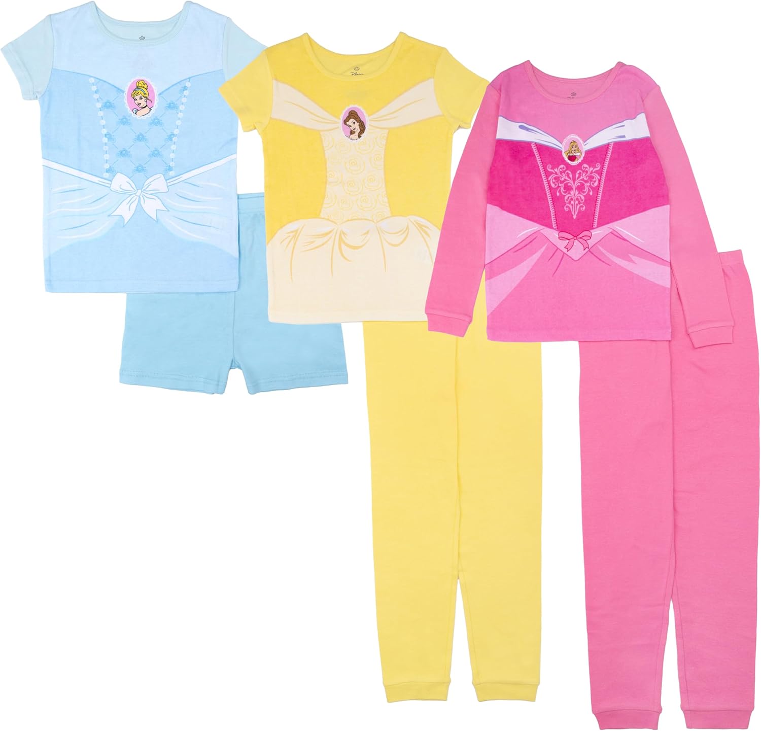 Disney Snug-fit Cotton Pajama Set for Kids - Soft & Cute