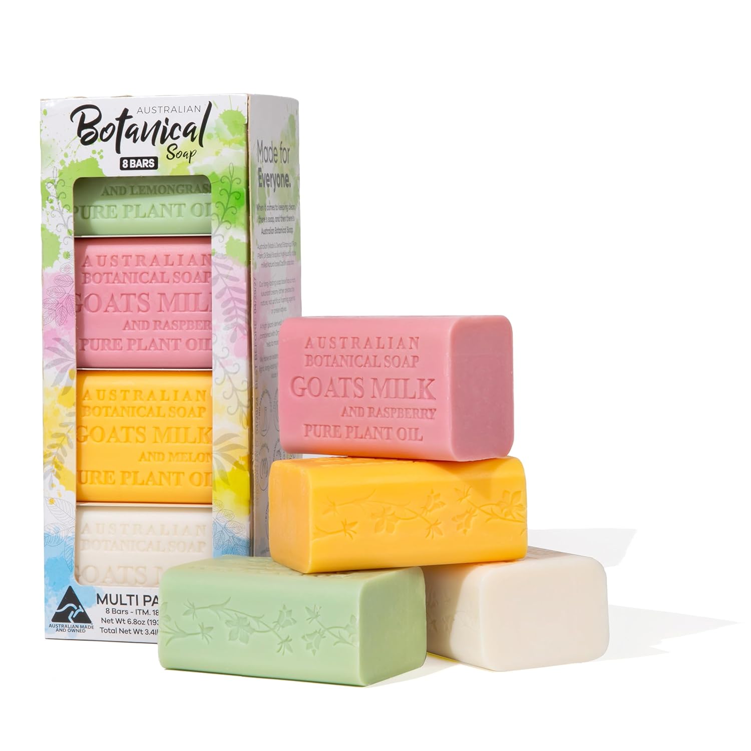 Australian Botanical Goat's Milk Soap Bars for All Skin Types