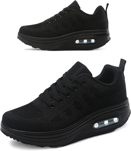 RUIDENG Platform Sneakers for Women with Air Cushion Comfort