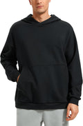 CRZ YOGA Mens Fleece Hoodies Basic Casual Hooded Sweatshirt - Warm
