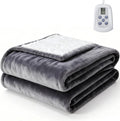Sweetcrispy Heated Blanket Twin Size with 10 Heat Levels and Auto-Off