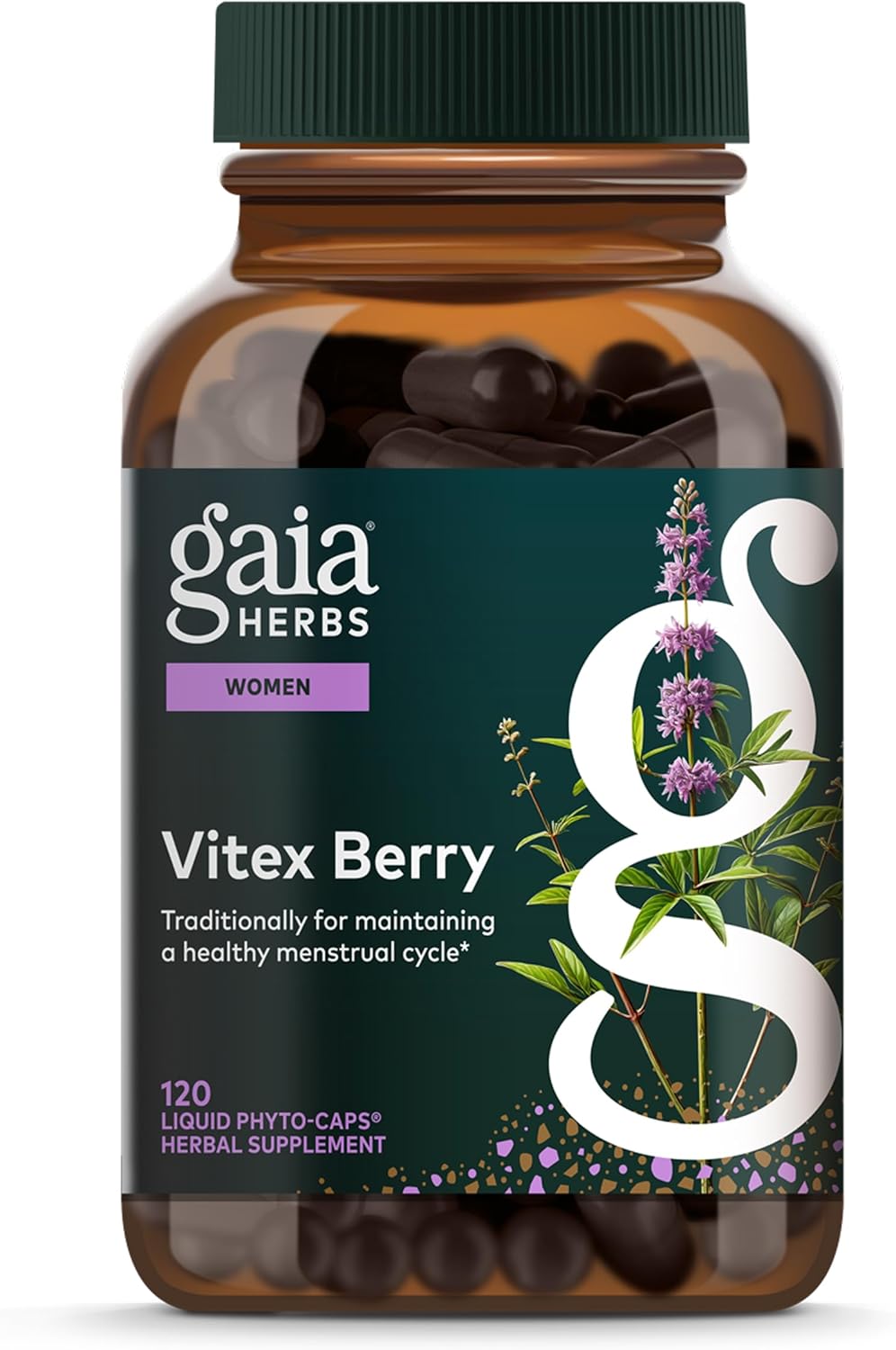 Gaia Herbs Vitex Berry for Hormone Balance and Menstrual Health