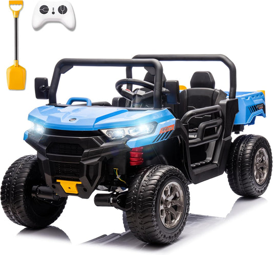 Sopbost 2 Seater 24V Ride On Dump Truck for Kids Fun