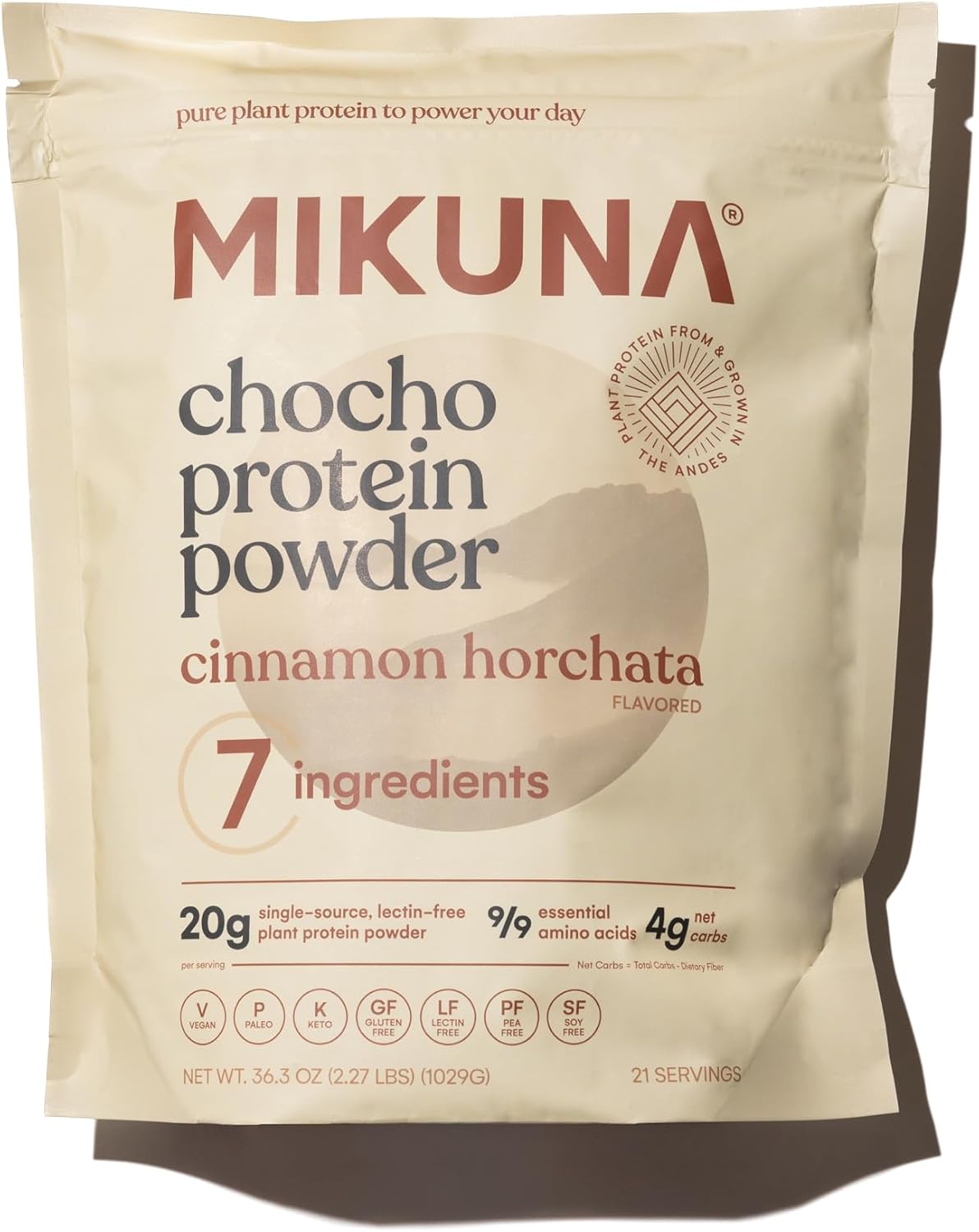 Mikuna Chocho Superfood Protein Powder - Vegan, Gluten Free