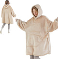Cozy Oversized Hoodie Blanket w/ Pocket - Ultimate Comfort!