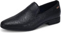 Mens Dress Loafers Slip On - Elegant Tuxedo Style Loafers