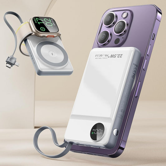 LISEN 22.5W Magsafe Power Bank: Fast Wireless Charging