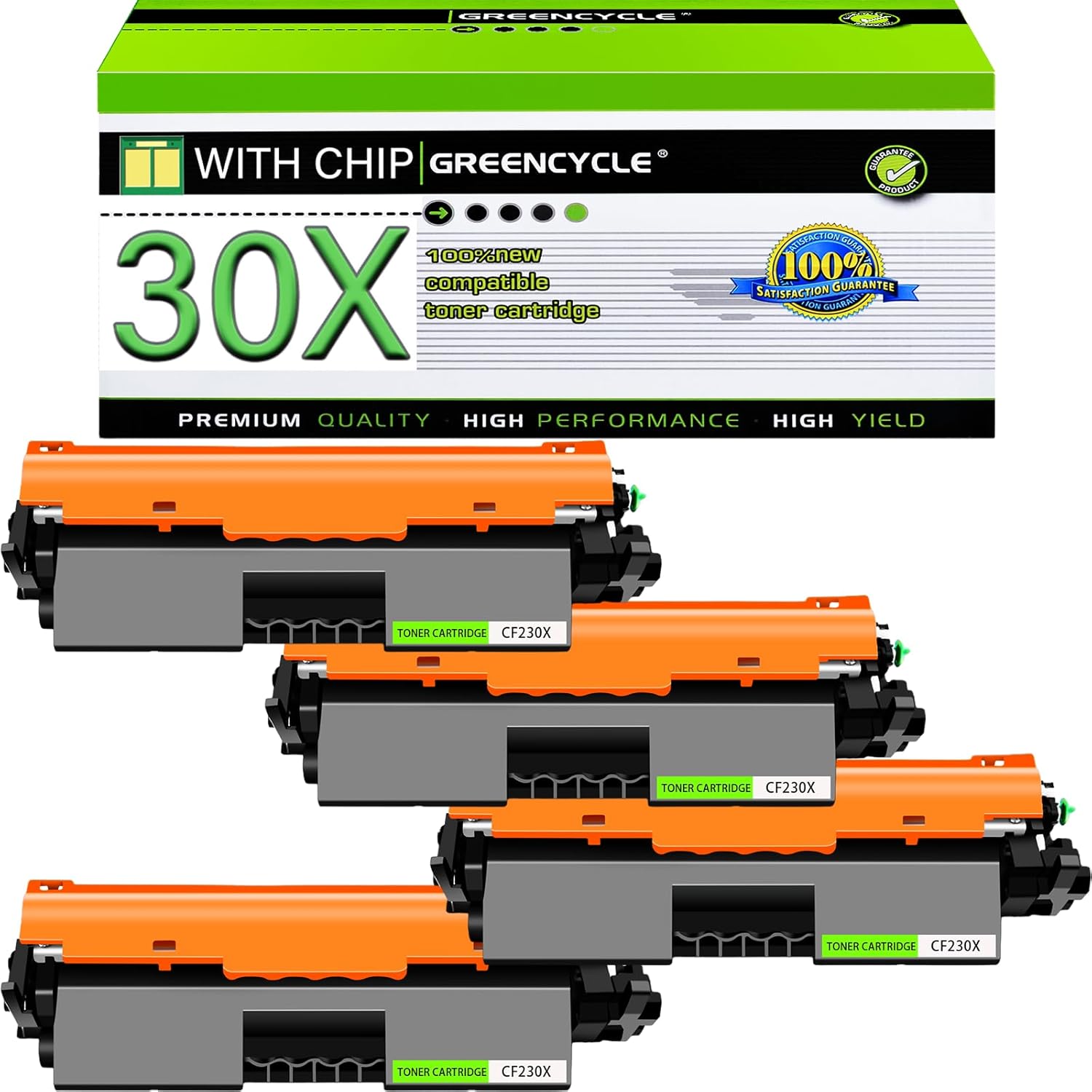 High Yield CF230X Toner Cartridge Replacement for HP Printers