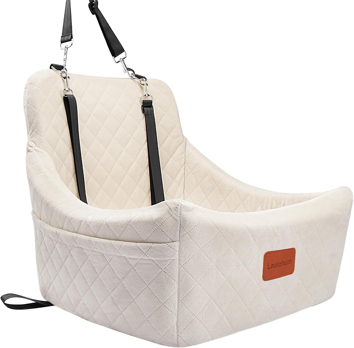 Lealchum Pet Car Seat: Comfort & Safety for Medium Dogs