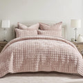 Luxury Velvet Quilt Set by RECYCO for Full Queen Size Bedrooms
