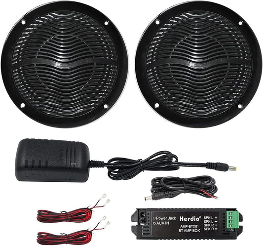 Herdio 6.5 Inch Marine Bluetooth Speakers - Superior Sound at Sea!