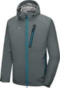 Little Donkey Andy Men's Waterproof Rain Jacket - Lightweight Rain