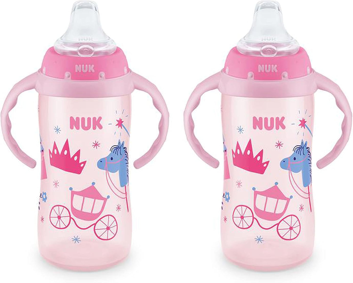 NUK 10 oz Learner Cup x 2 - Spill Proof & BPA Free