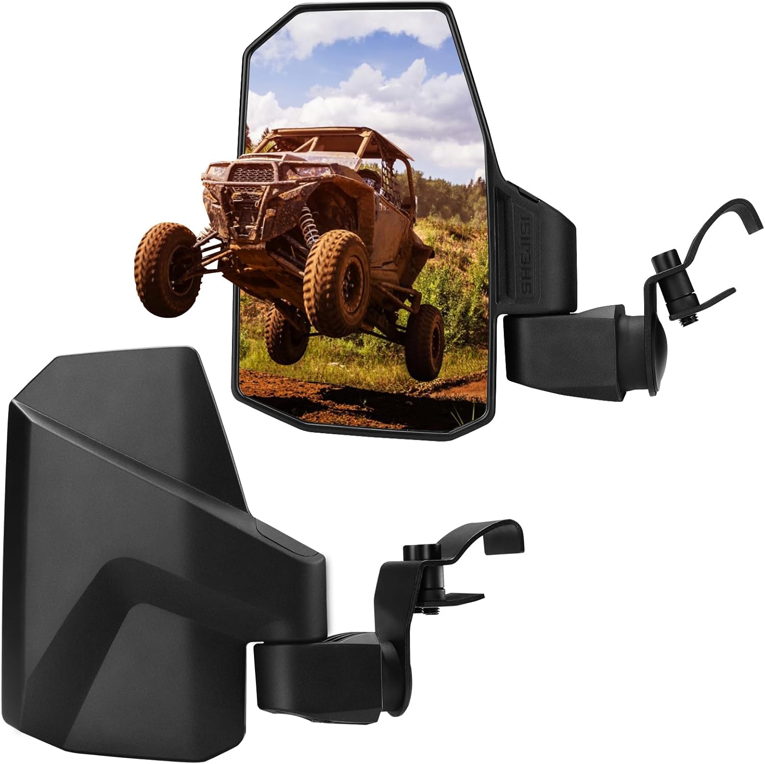 Ranger Side Mirrors with Spring Back Feature for UTVs 2024